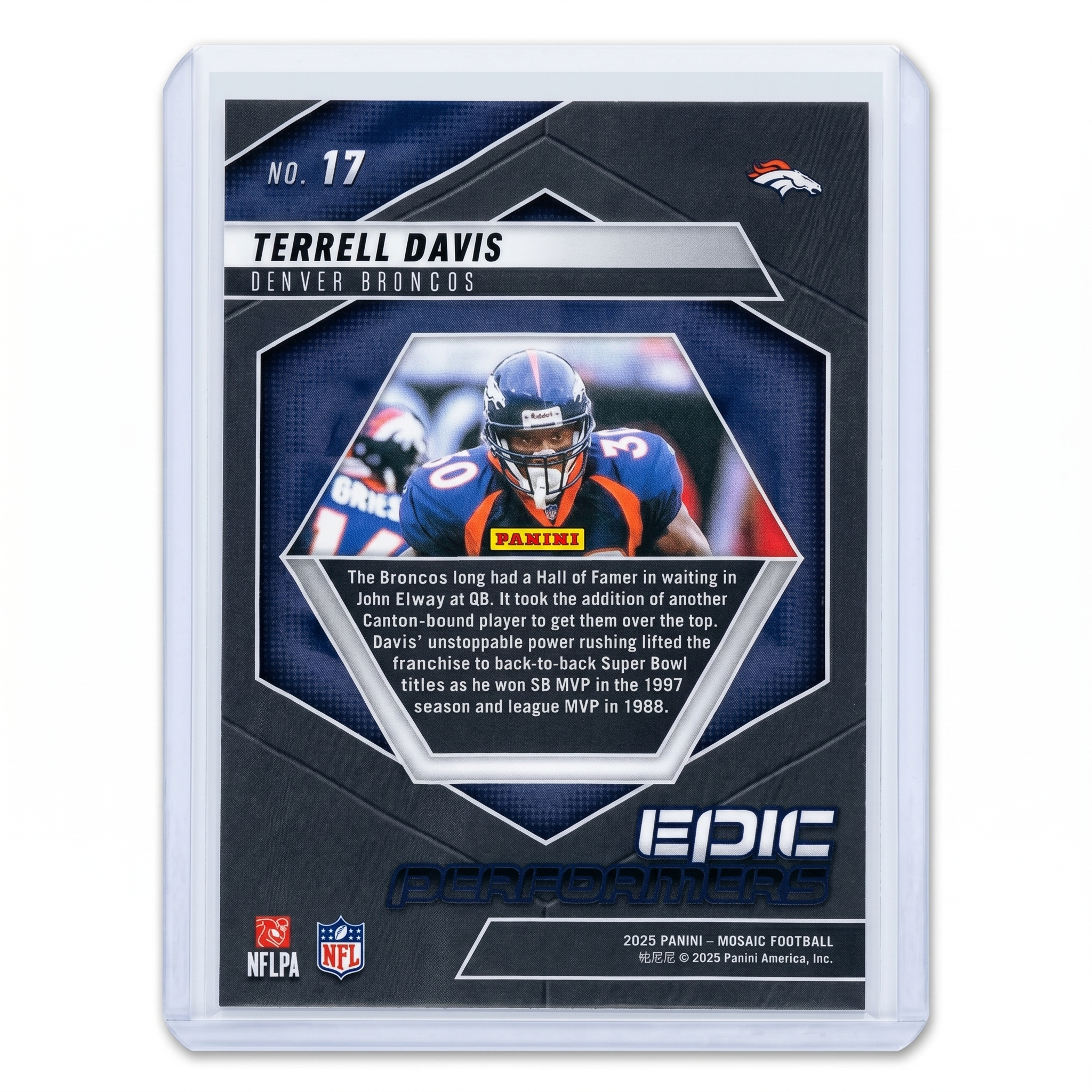 2025 Panini Mosaic Terrell Davis EPIC Performers #17