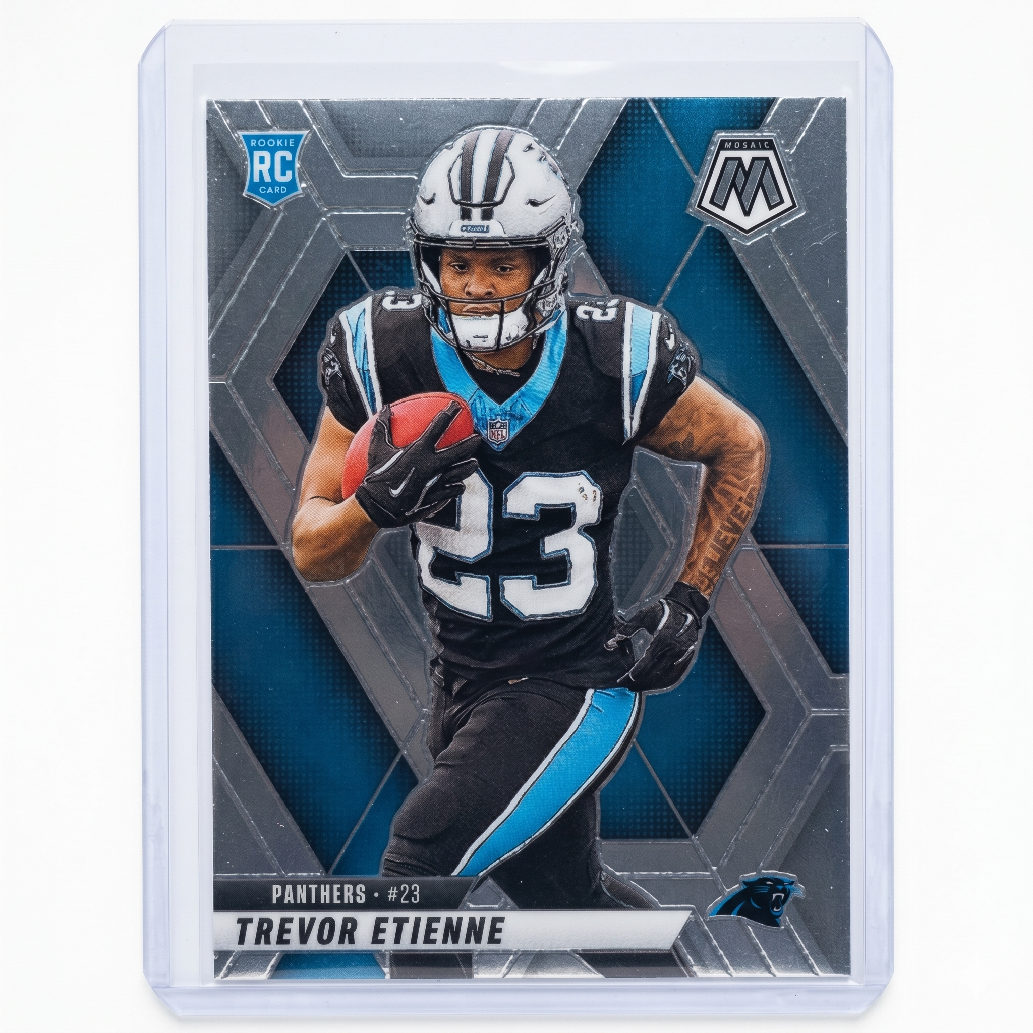 2025 Panini Mosaic Trevor Etienne Base Card RC #340