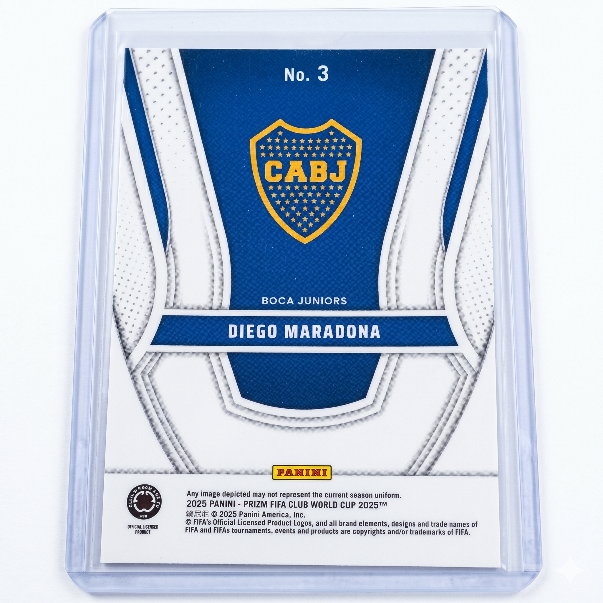2025 Panini Prizm FIFA Club World Cup Diego Maradona Legendary Talents #3