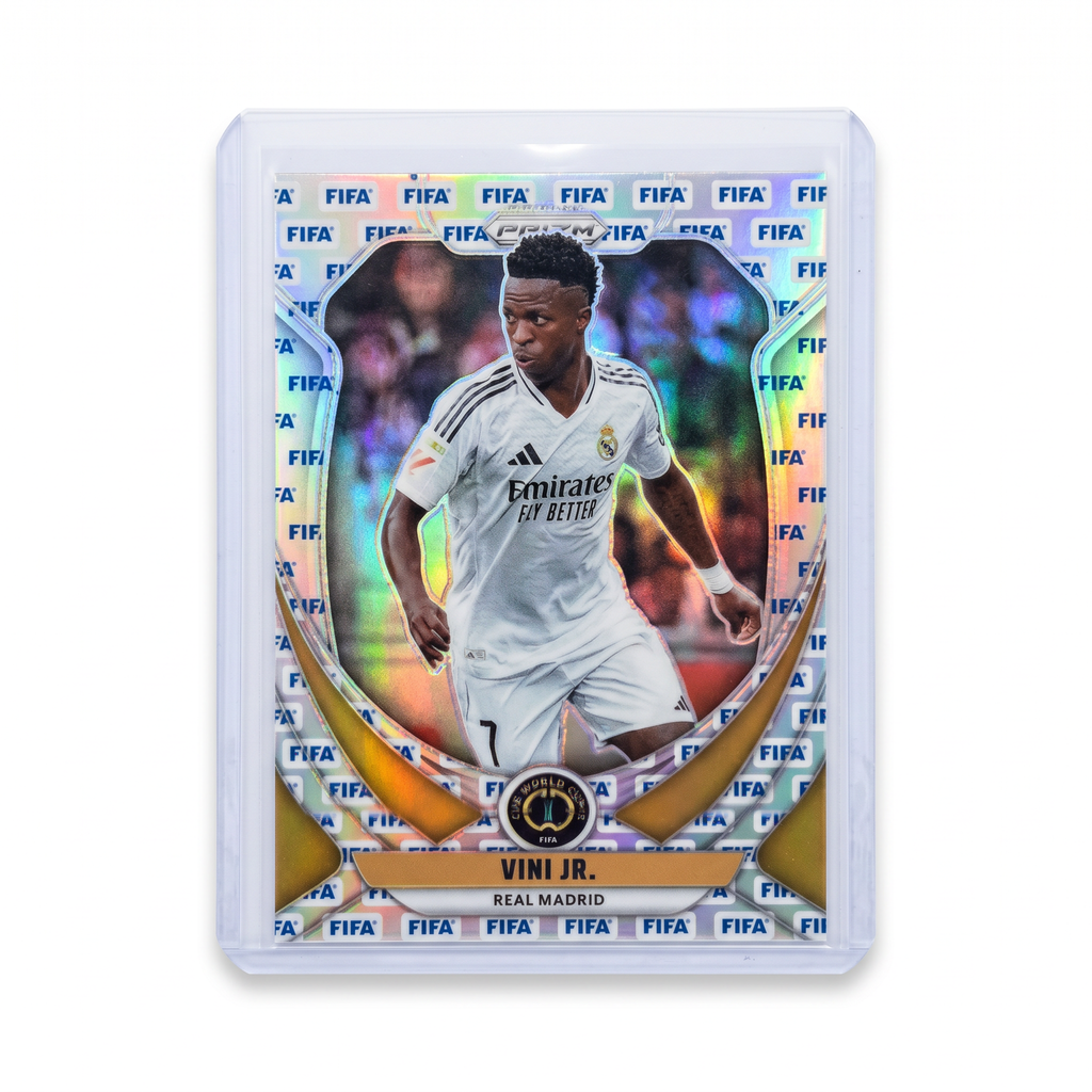 2025 Panini Prizm FIFA Club World Cup Logo Pattern 10/20 Vini Jr.