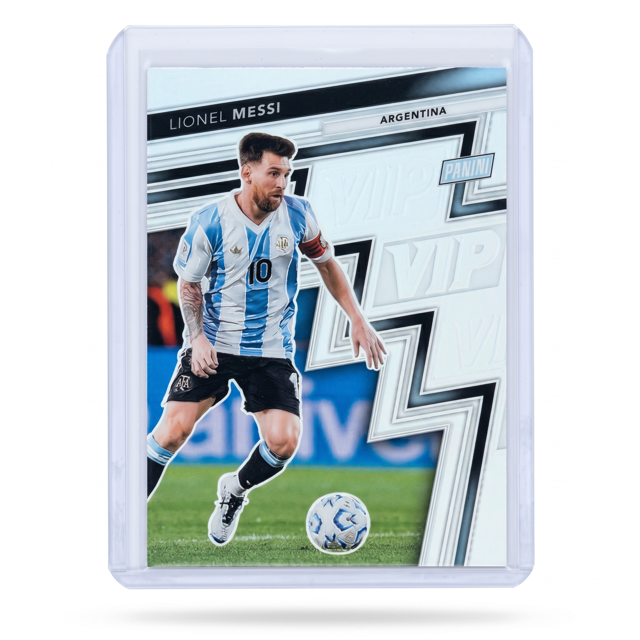 2025 Panini The National VIP Silver #58 Lionel Messi Argentina Soccer Card