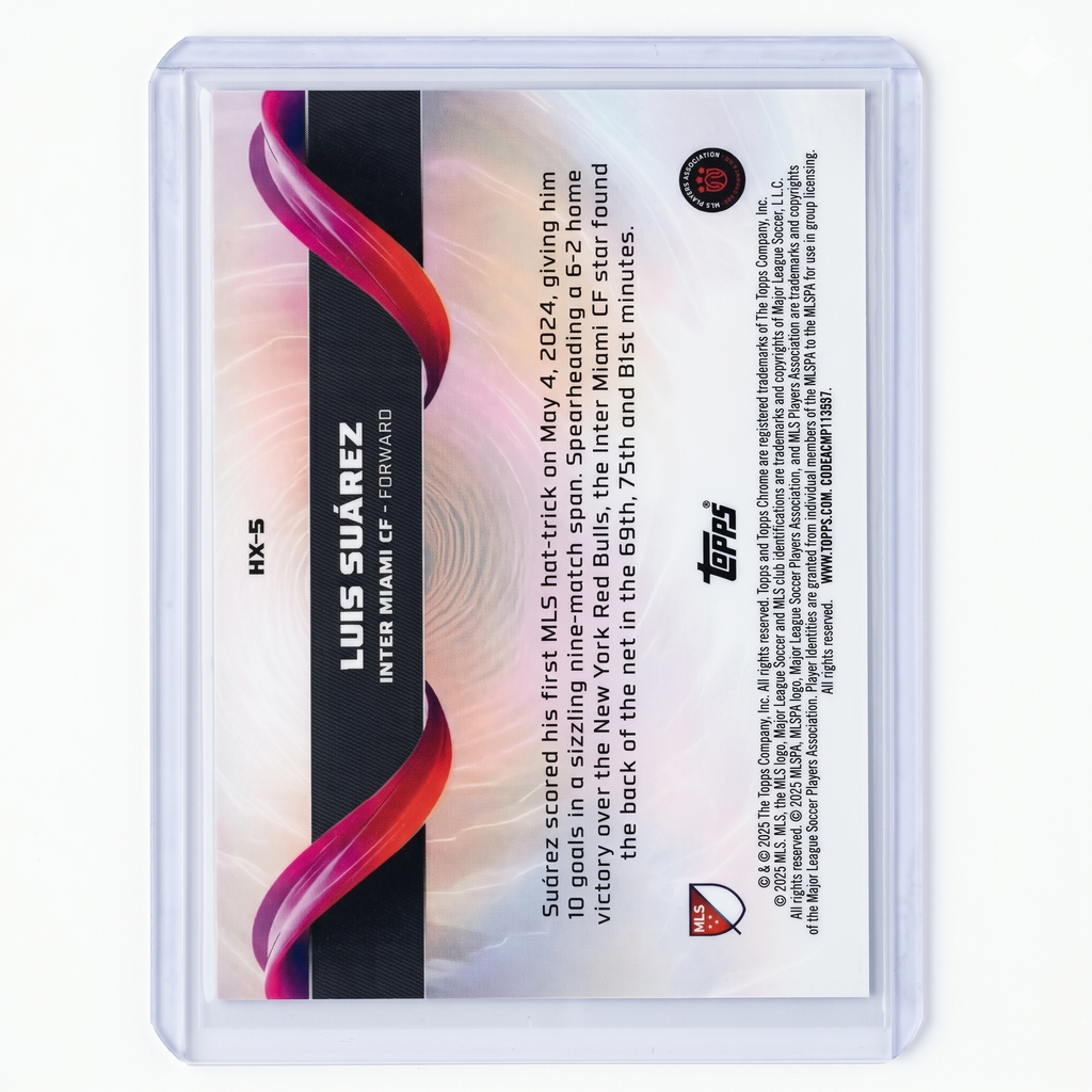 2025 Topps Chrome MLS Luis Suárez Helix SSP #HX-5
