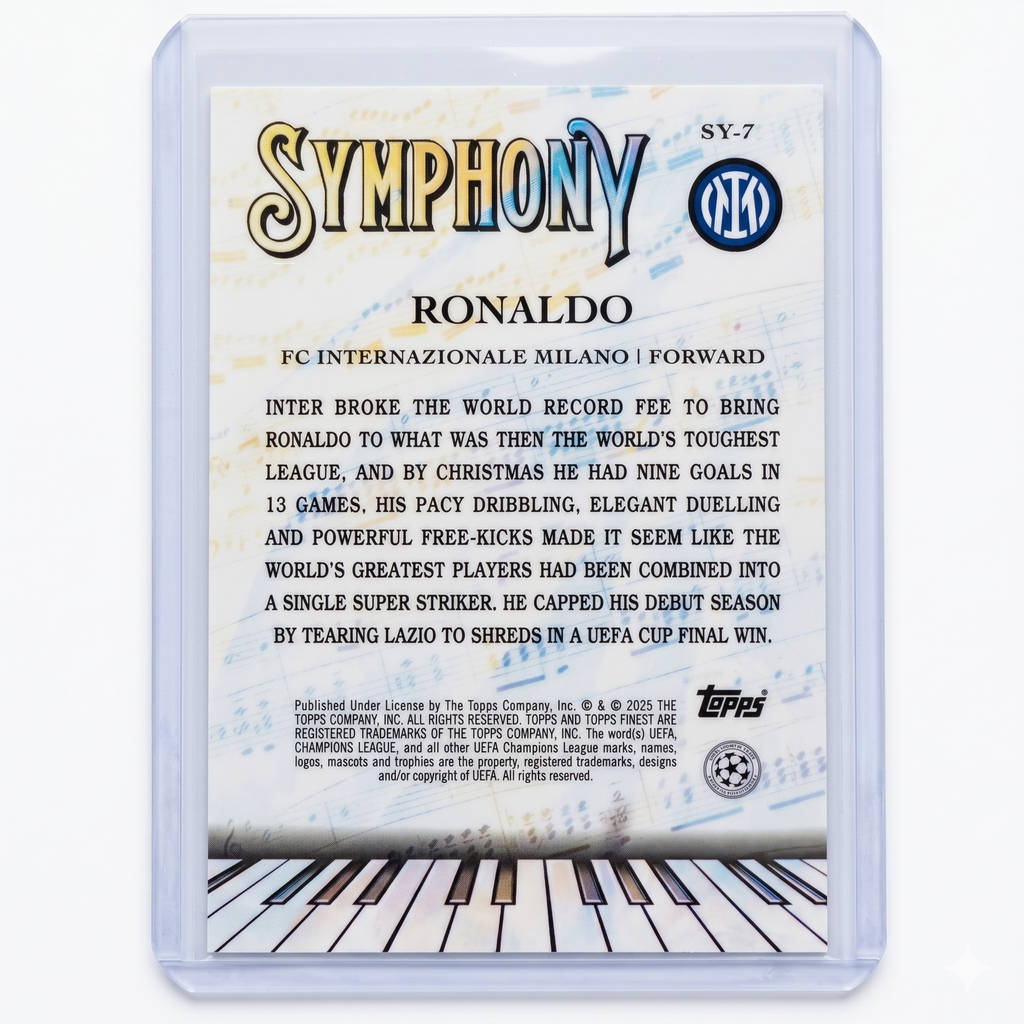 2025 Topps Finest Ronaldo Symphony #SY-7