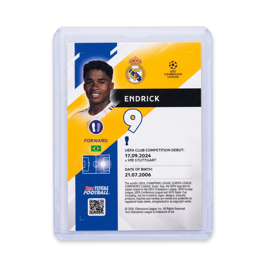 2025 Topps Total UEFA Champions League Endrick 71/99