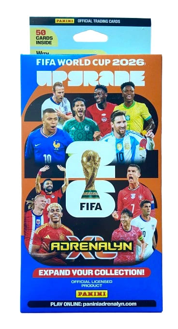 2026 PANINI Adrenalyn XL FIFA WORLD CUP 2026 BLISTER UPGRADE 48 new HERO + 2 LIMITED
