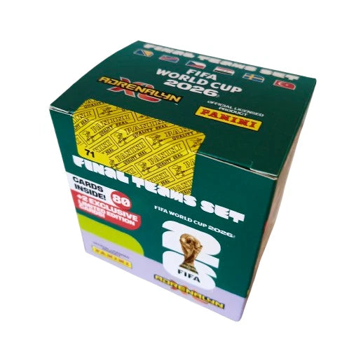 2026 Panini Adrenalyn XL FIFA WORD CUP BOX FINAL TEAM SET 80CARDS + 2 LIMITED