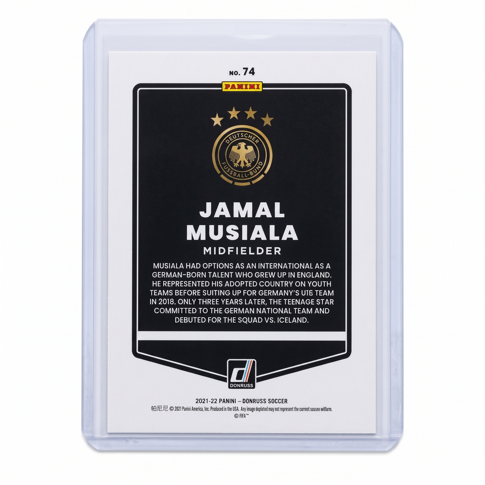 21-22 Panini Donruss Jamal Musiala #74