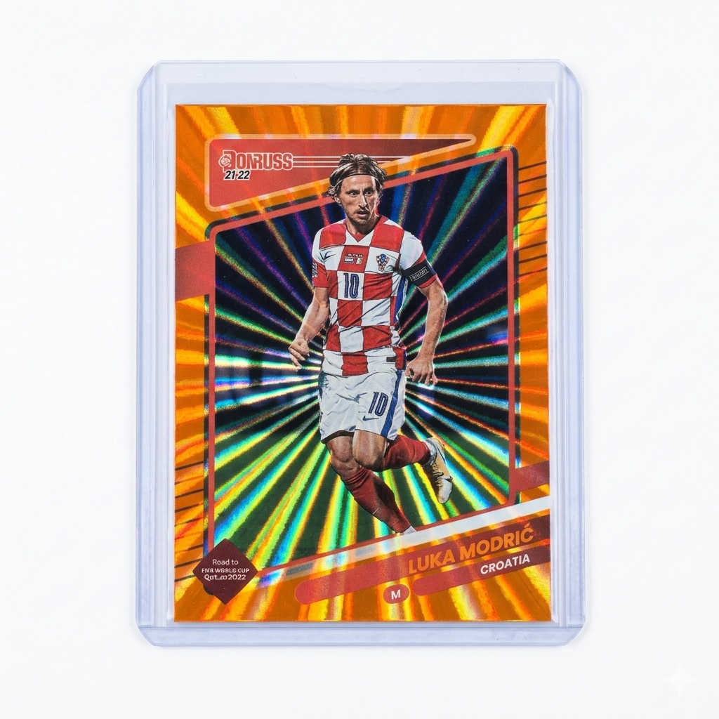 21-22 Panini Donruss Luka Modric Orange Lazer #37
