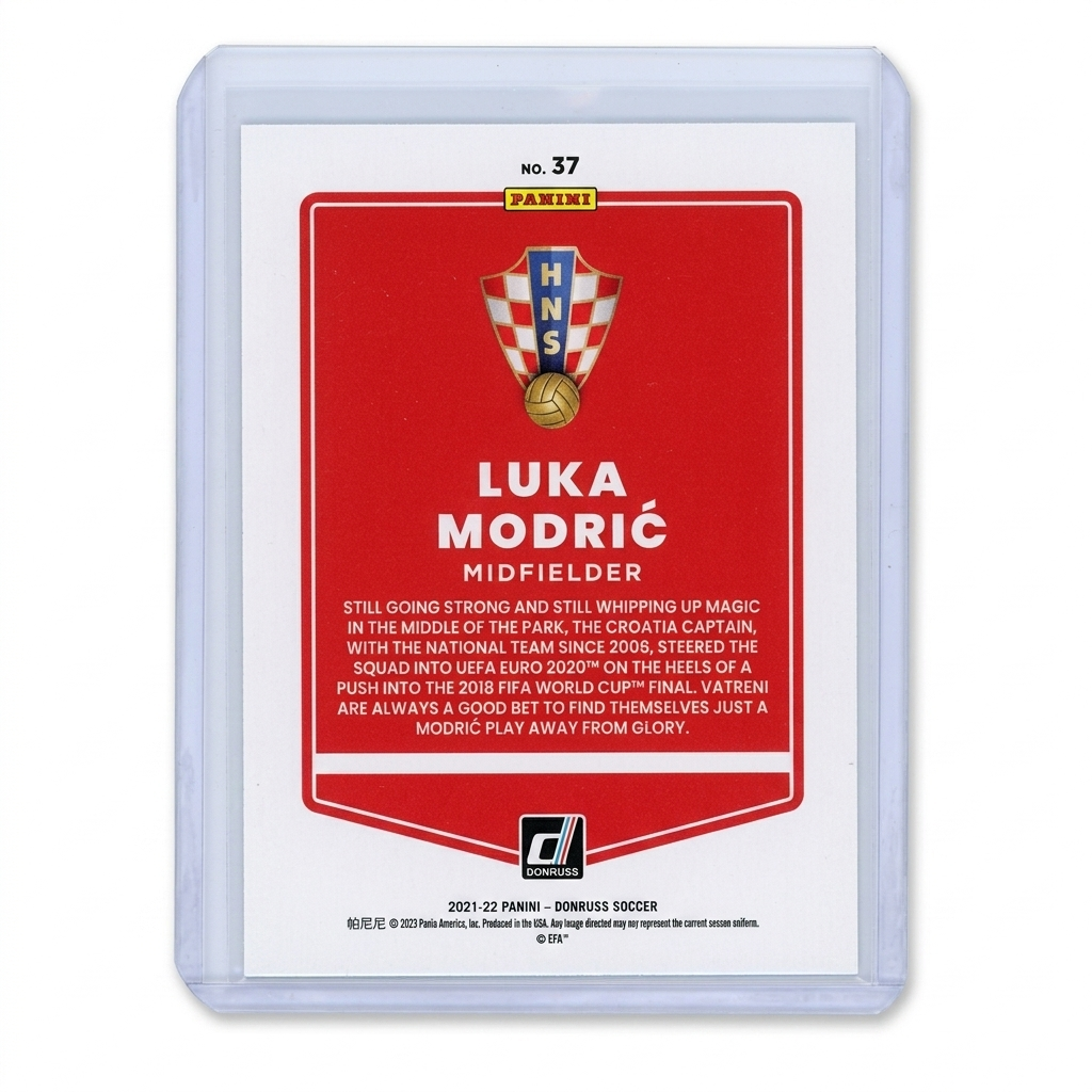 21-22 Panini Donruss Luka Modric Orange Lazer #37