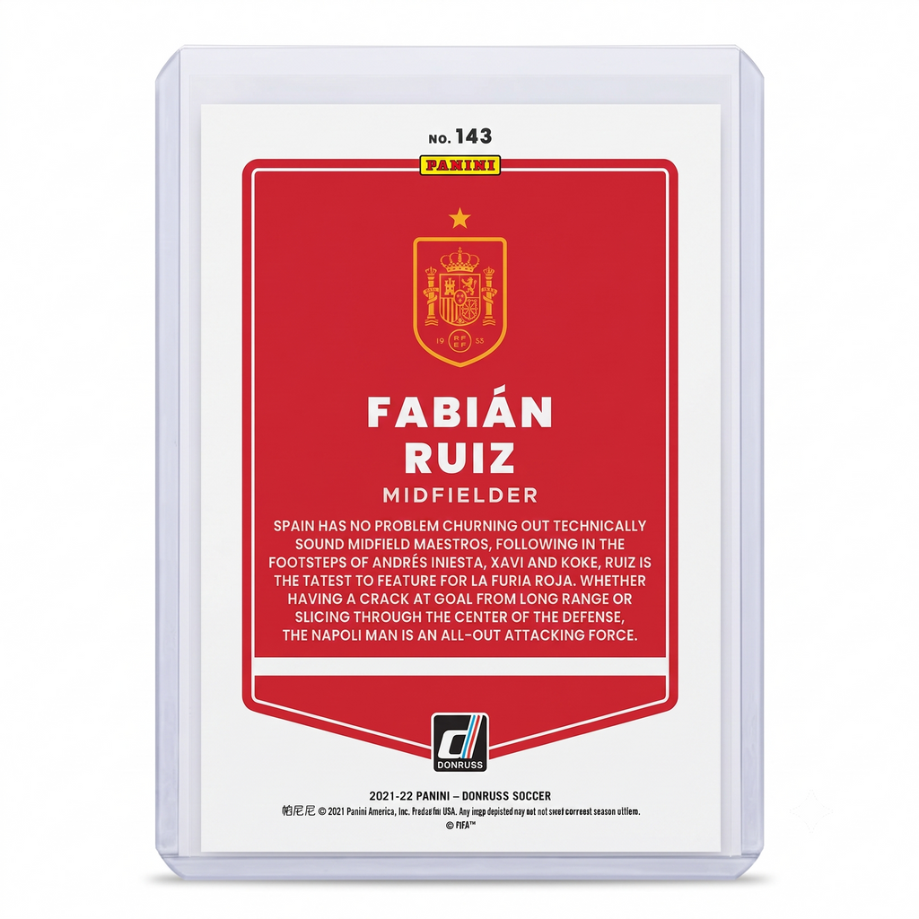 21-22 Panini Donruss RFWC22 Fabian Ruiz #143