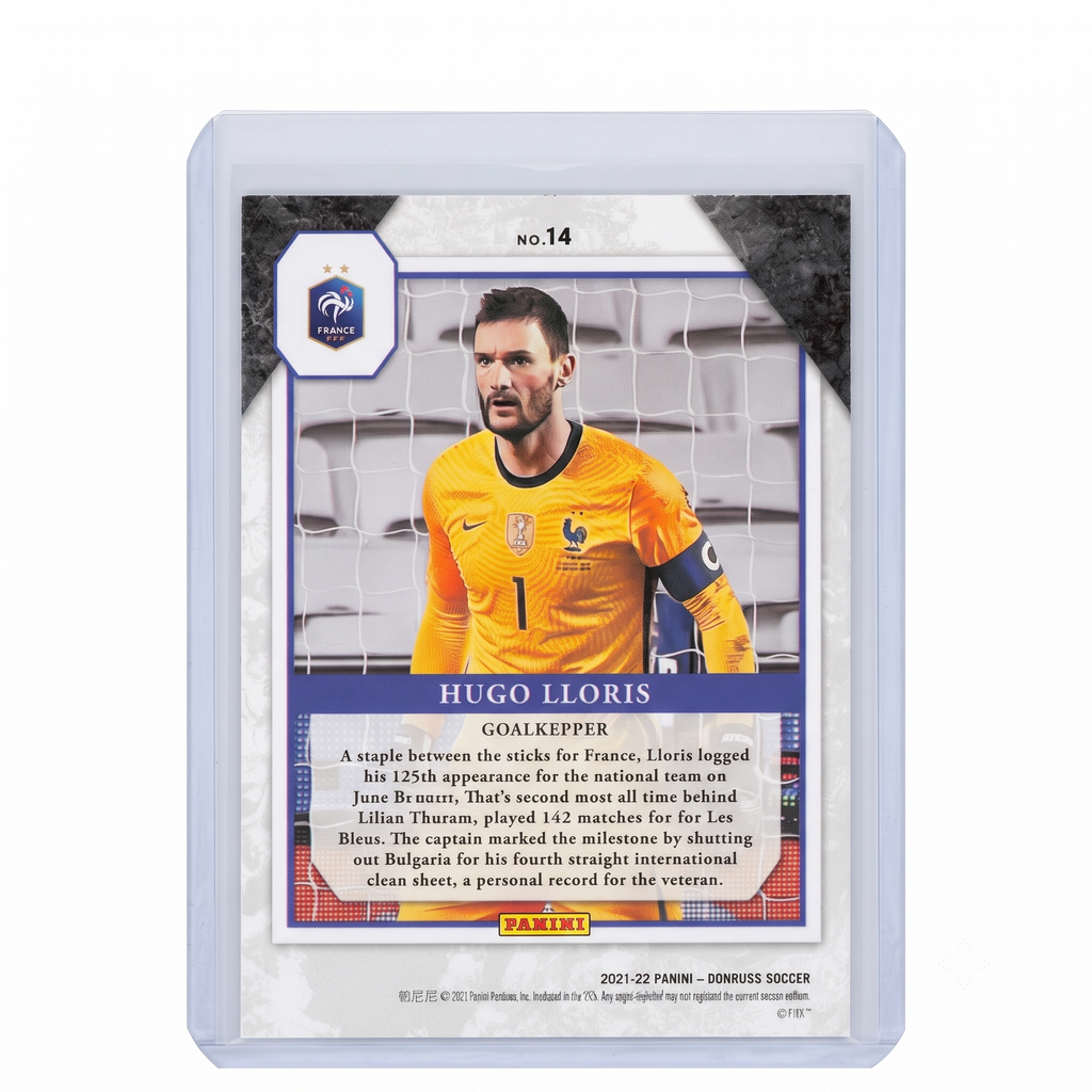 21-22 Panini Donruss RFWC22 Hugo Lloris Elite Series #14