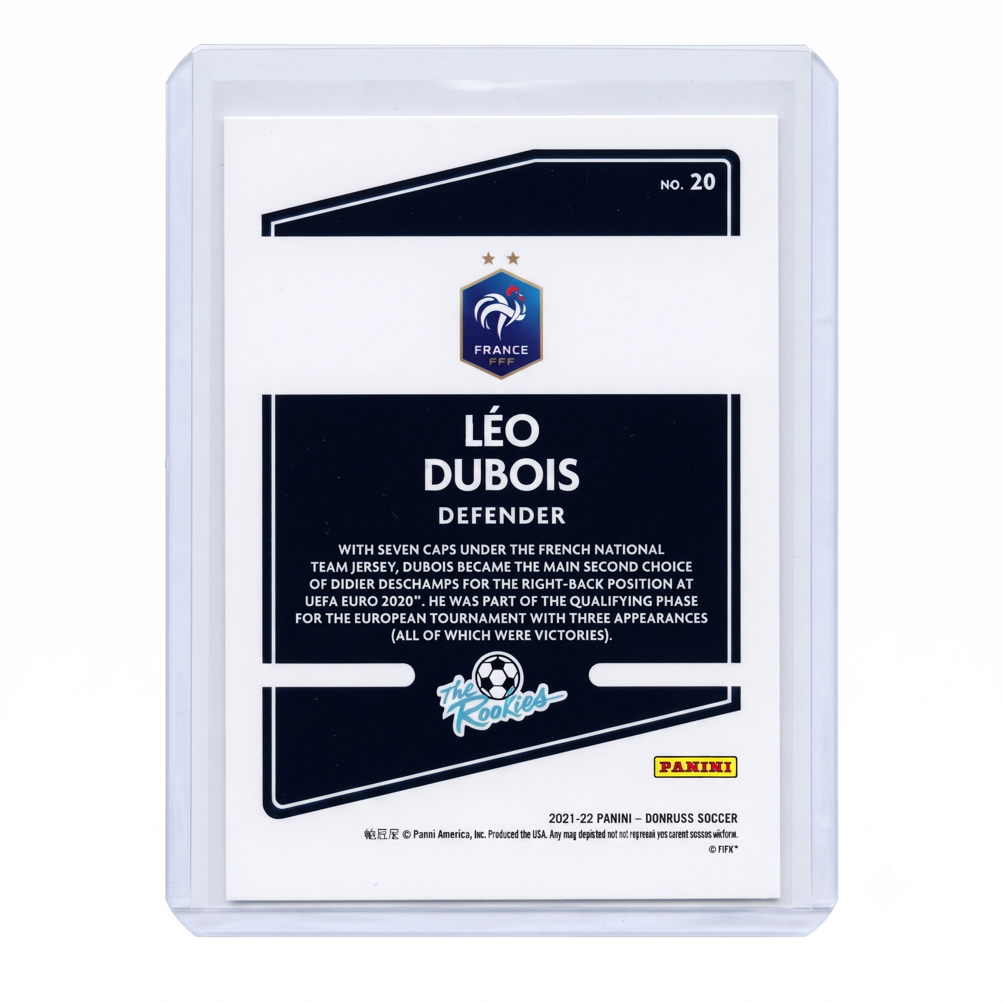 21-22 Panini Donruss RFWC22 Leo Dubois The Rookies #20