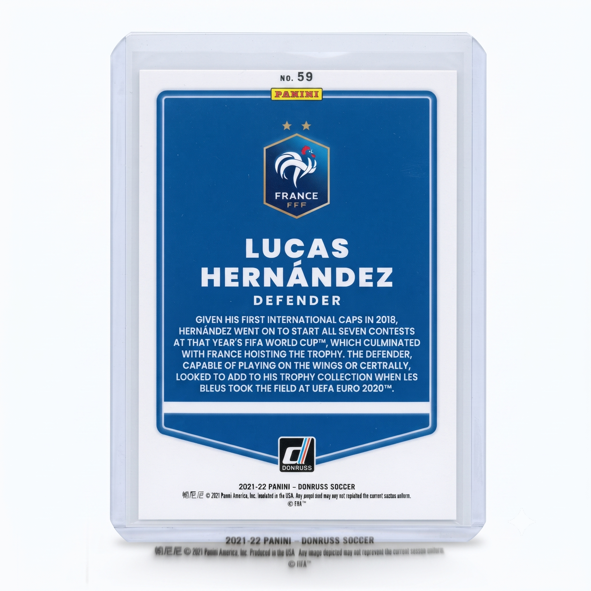 21-22 Panini Donruss RFWC22 Lucas Hernandez #59
