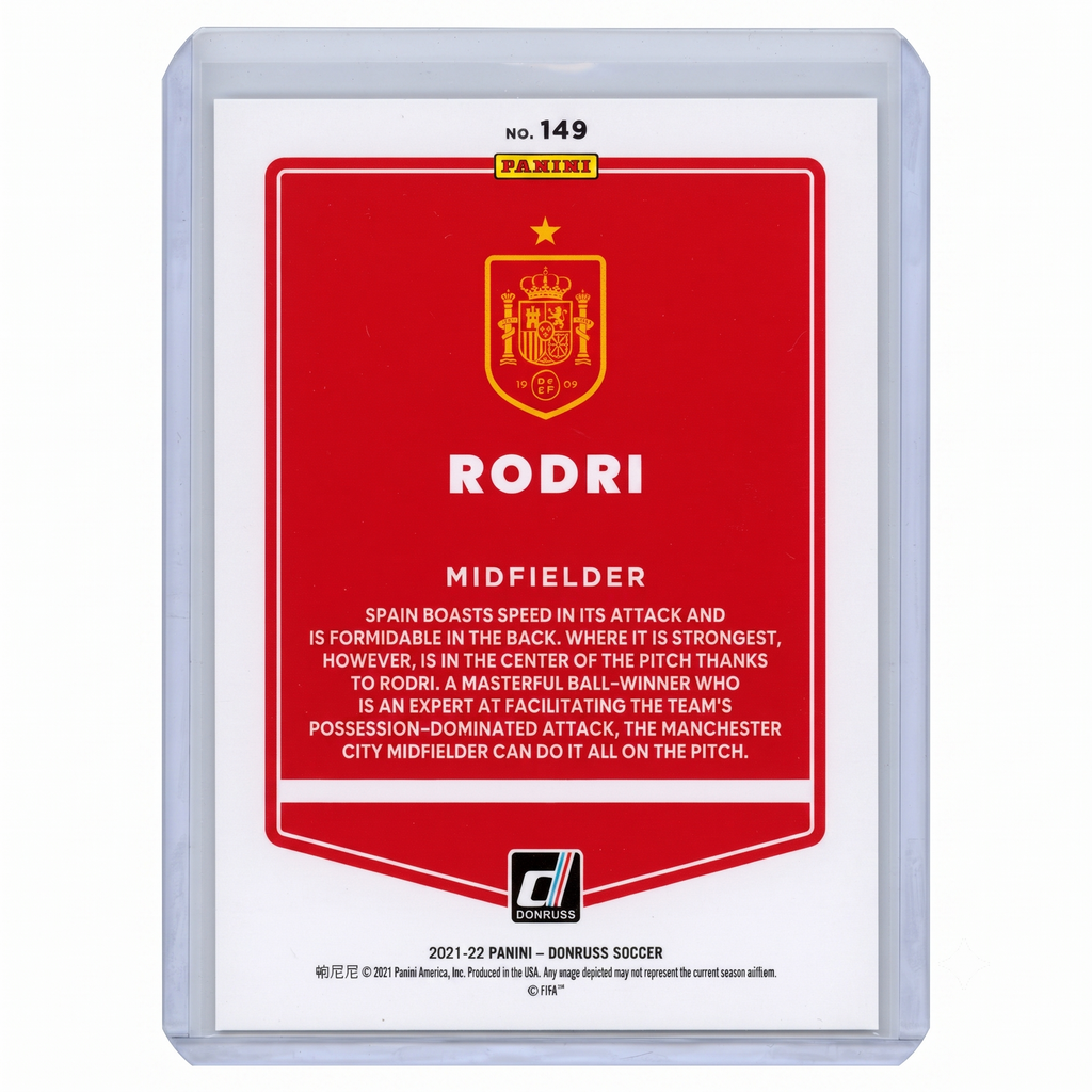 21-22 Panini Donruss RFWC22 Rodri #149