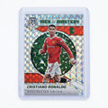 21-22 Panini Mosaic PL Cristiano Ronaldo Men of Mistery Silver Mosaic Prizm #15