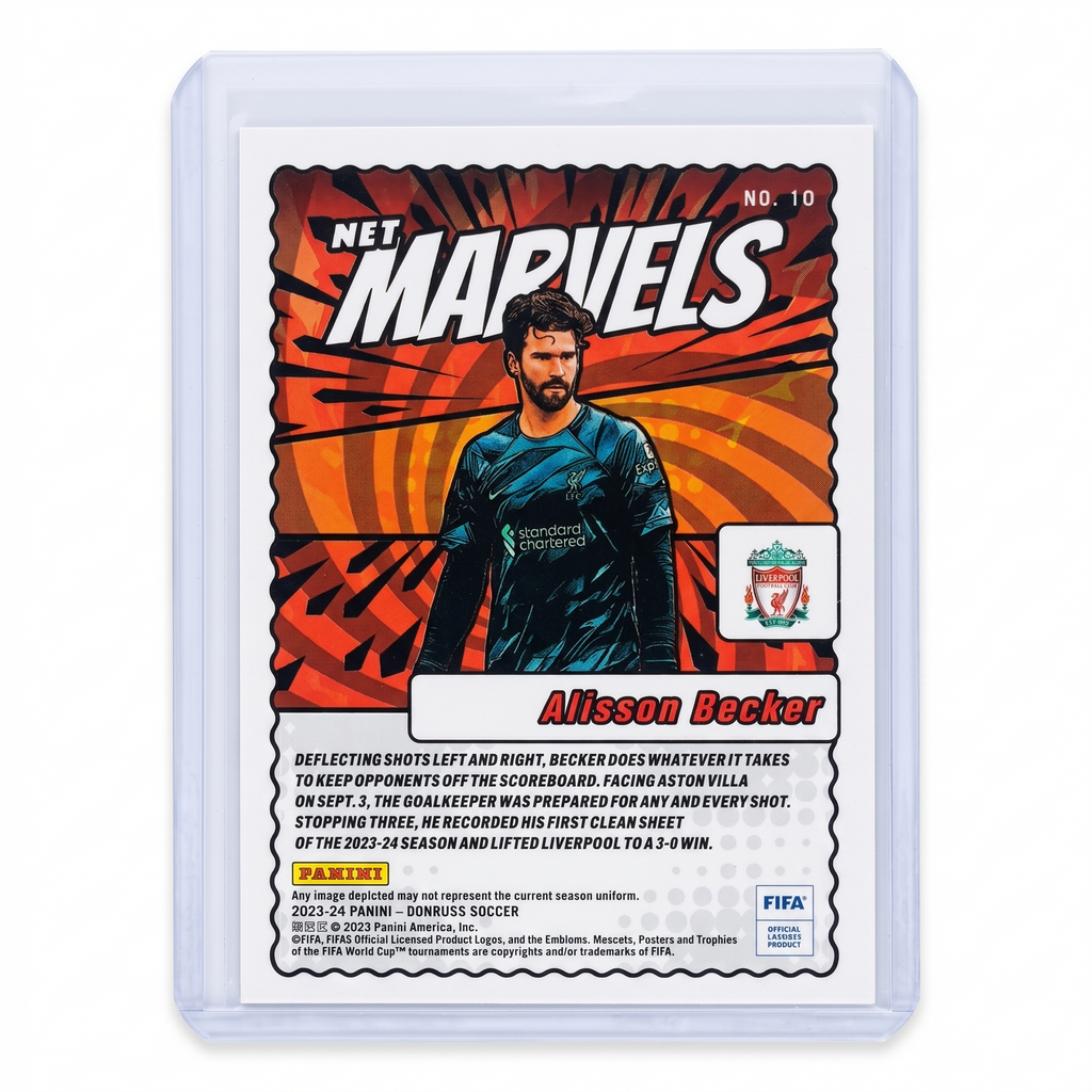23-24 Panini Donruss Alisson Becker Net Marvels #10