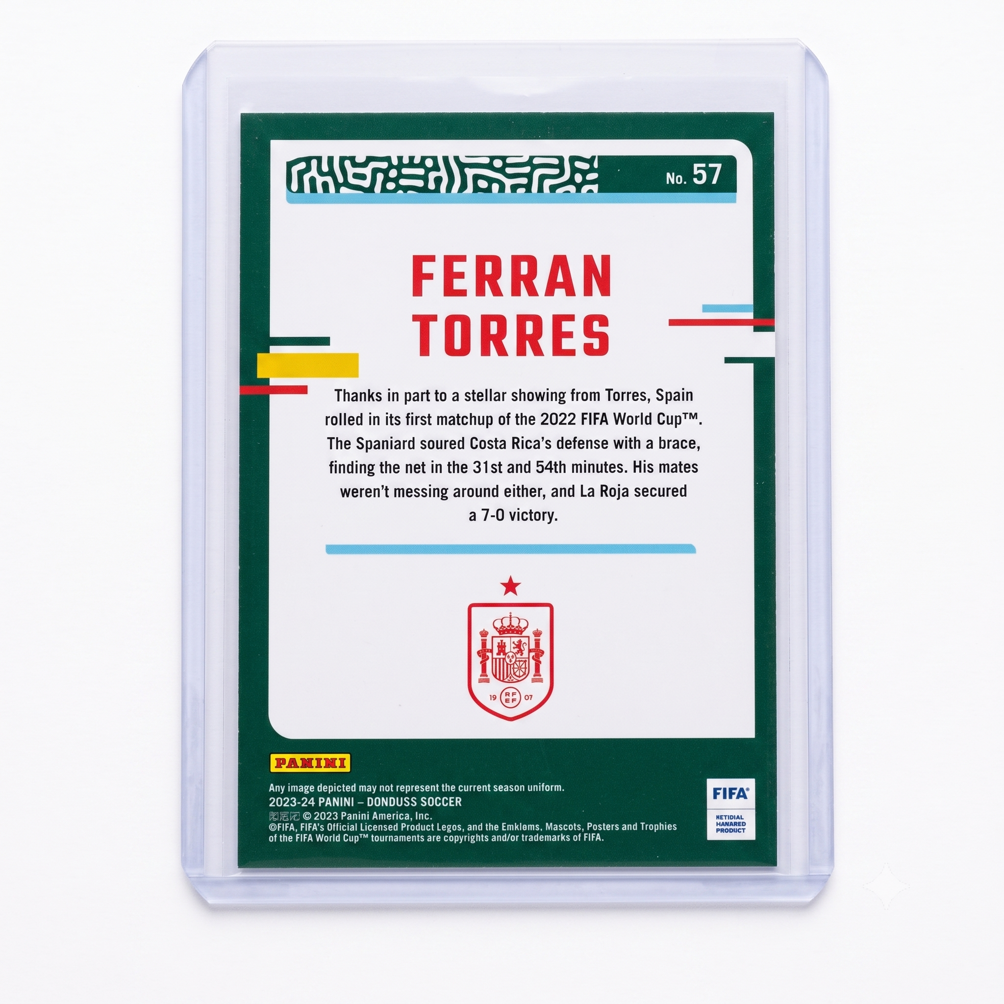 23-24 Panini Donruss Ferran Torres Cubic Diamond #57
