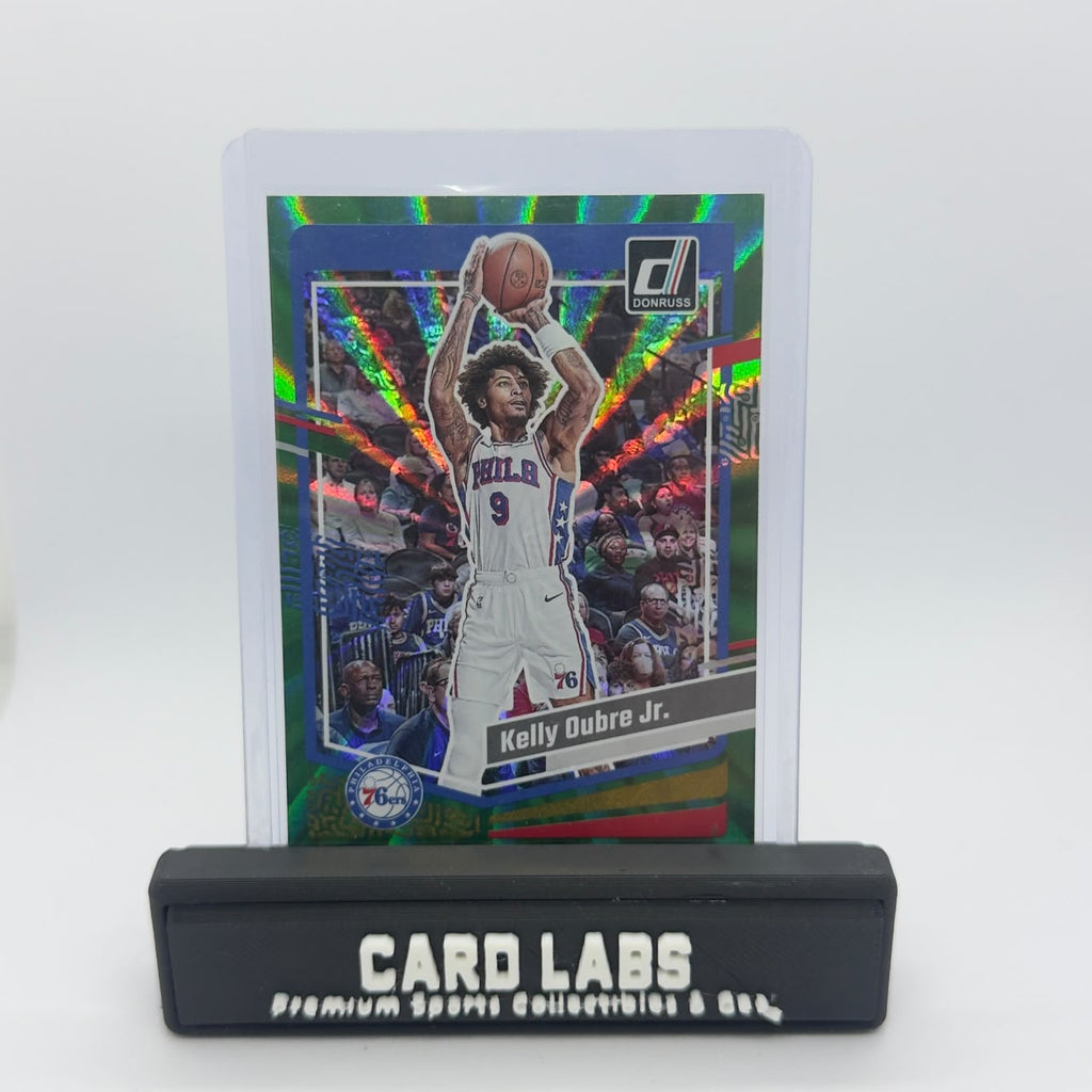 23-24 Panini Donruss Kelly Oubre Jr. Green Lazer #198
