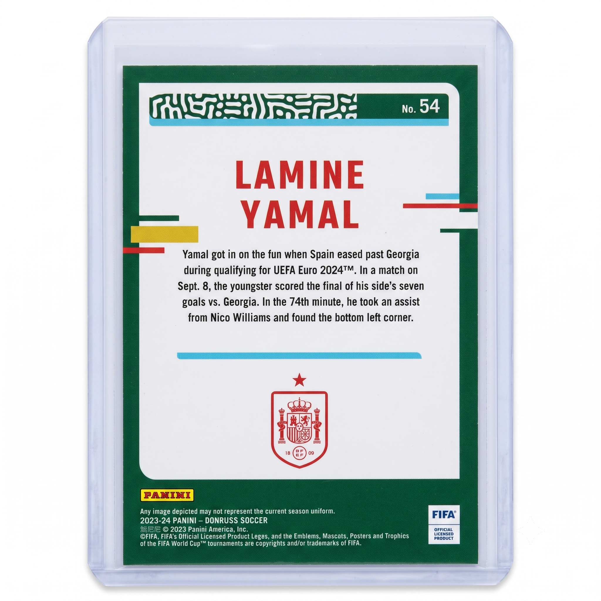 23-24 Panini Donruss Lamine Yamal RC #54