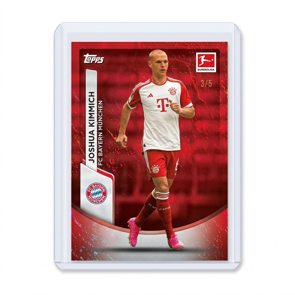 23-24 Topps Bundesliga Joshua Kimmich Red Jade color match 3/5 #85