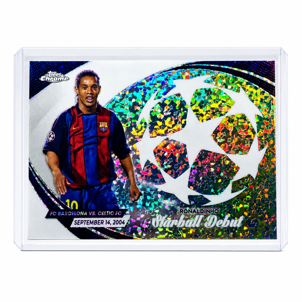 23-24 Topps Chrome UCC Ronaldinho Starballs Debut #SD-12