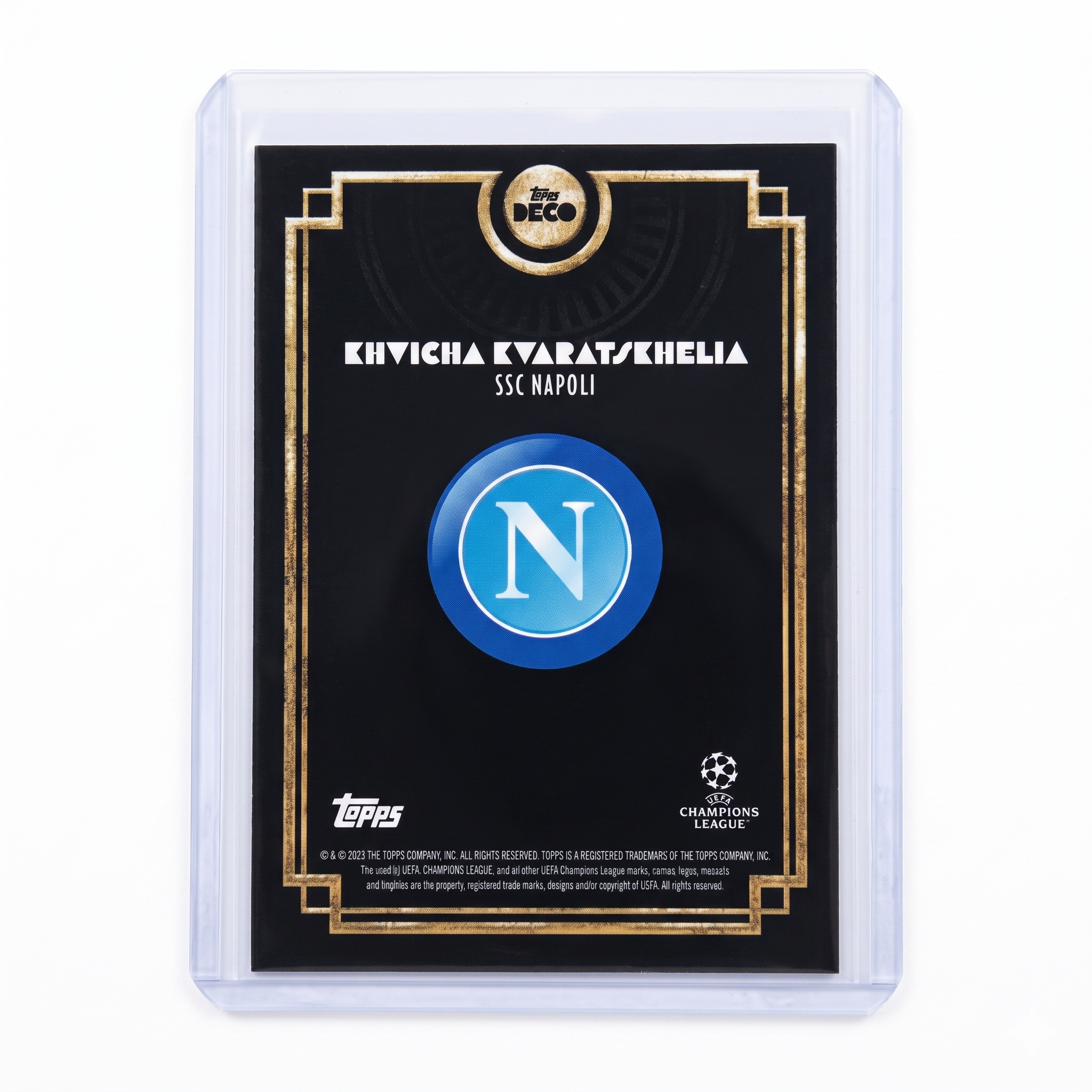 23-24 Topps DECO UEFA Khvicha Kvaratskhelia