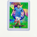 23-24 Topps Finest Khvicha Kvaratskhelia Green Speckle 120/125 #111