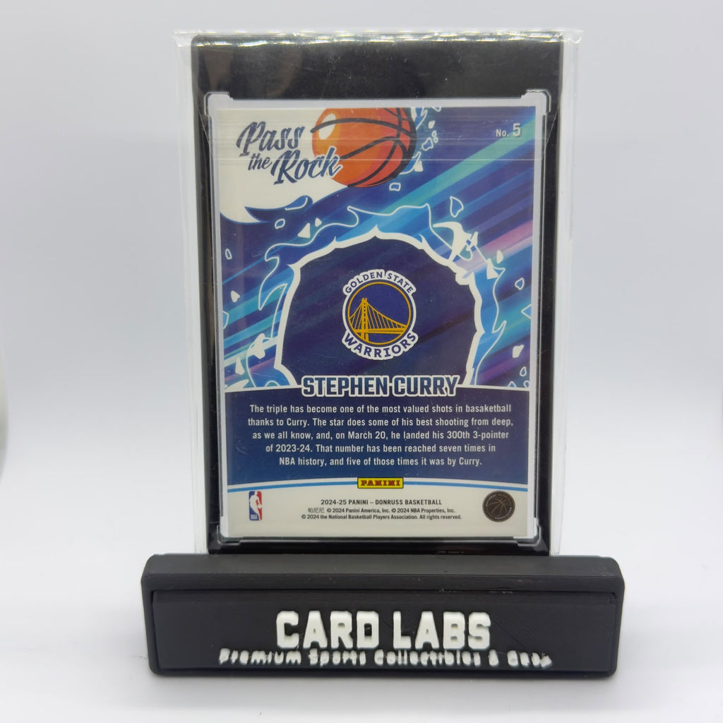 24-25 Panini Donruss Basketball Stephen Curry Pass the Rock #5