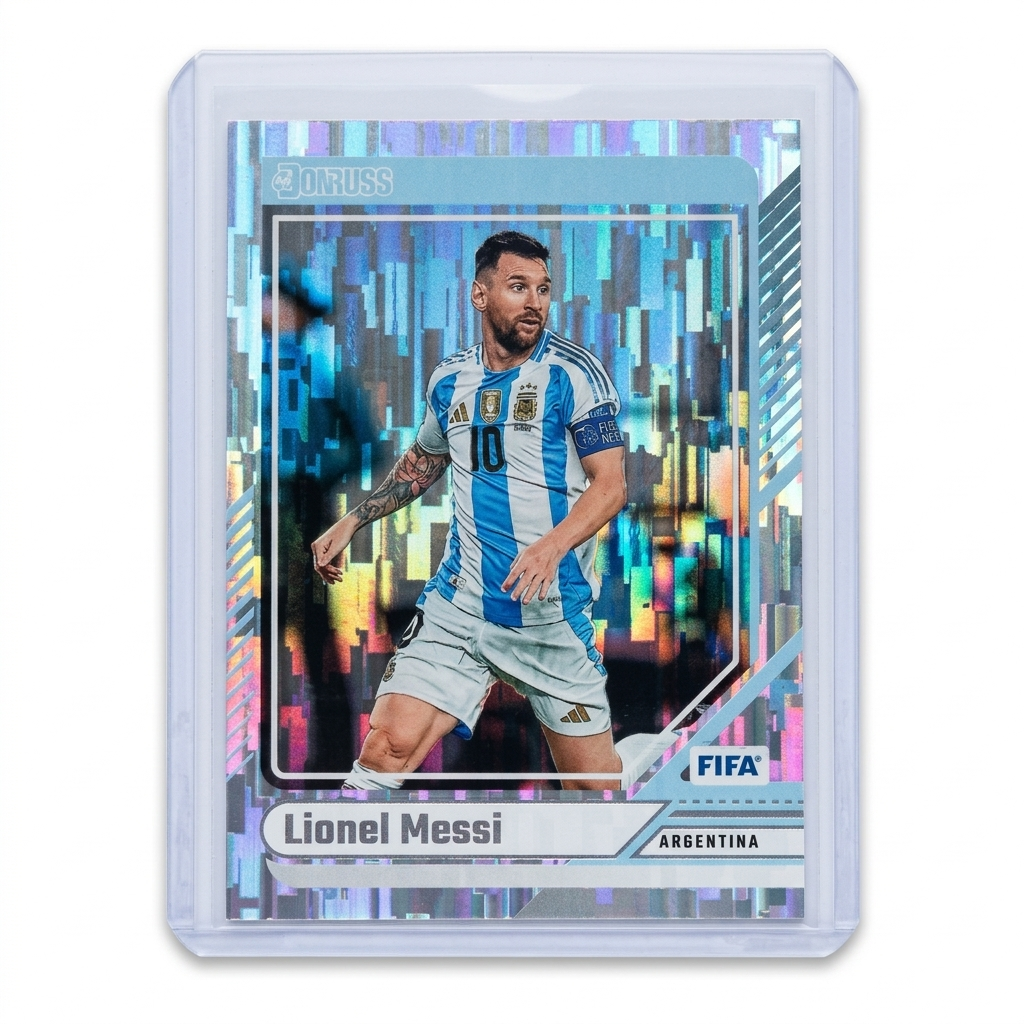 24-25 Panini Donruss Lionel Messi Silver Foil Prizm #80