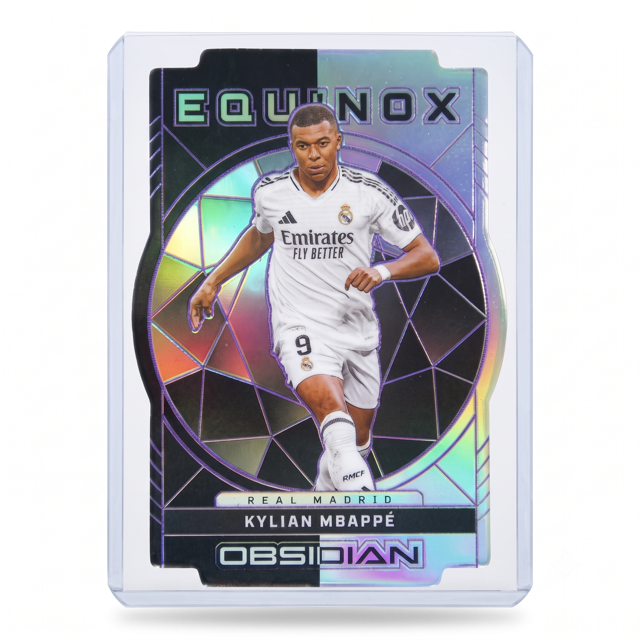 24-25 Panini Obsidian Soccer Kylian Mbappe EQUINOX Cut Purple 48/49 #1