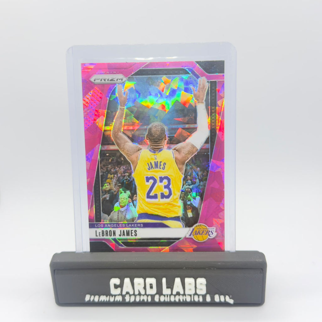 24-25 Panini Prizm LeBron James Pink Cracked Ice Prizm #130