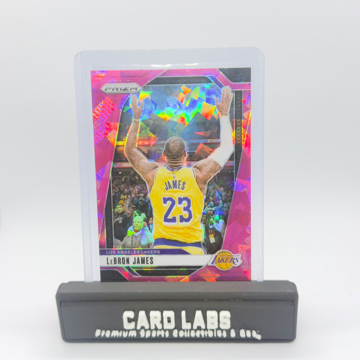 24-25 Panini Prizm LeBron James Pink Cracked Ice Prizm #130