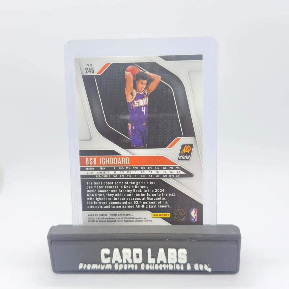 24-25 Panini Prizm Oso Ighodaro RC #245