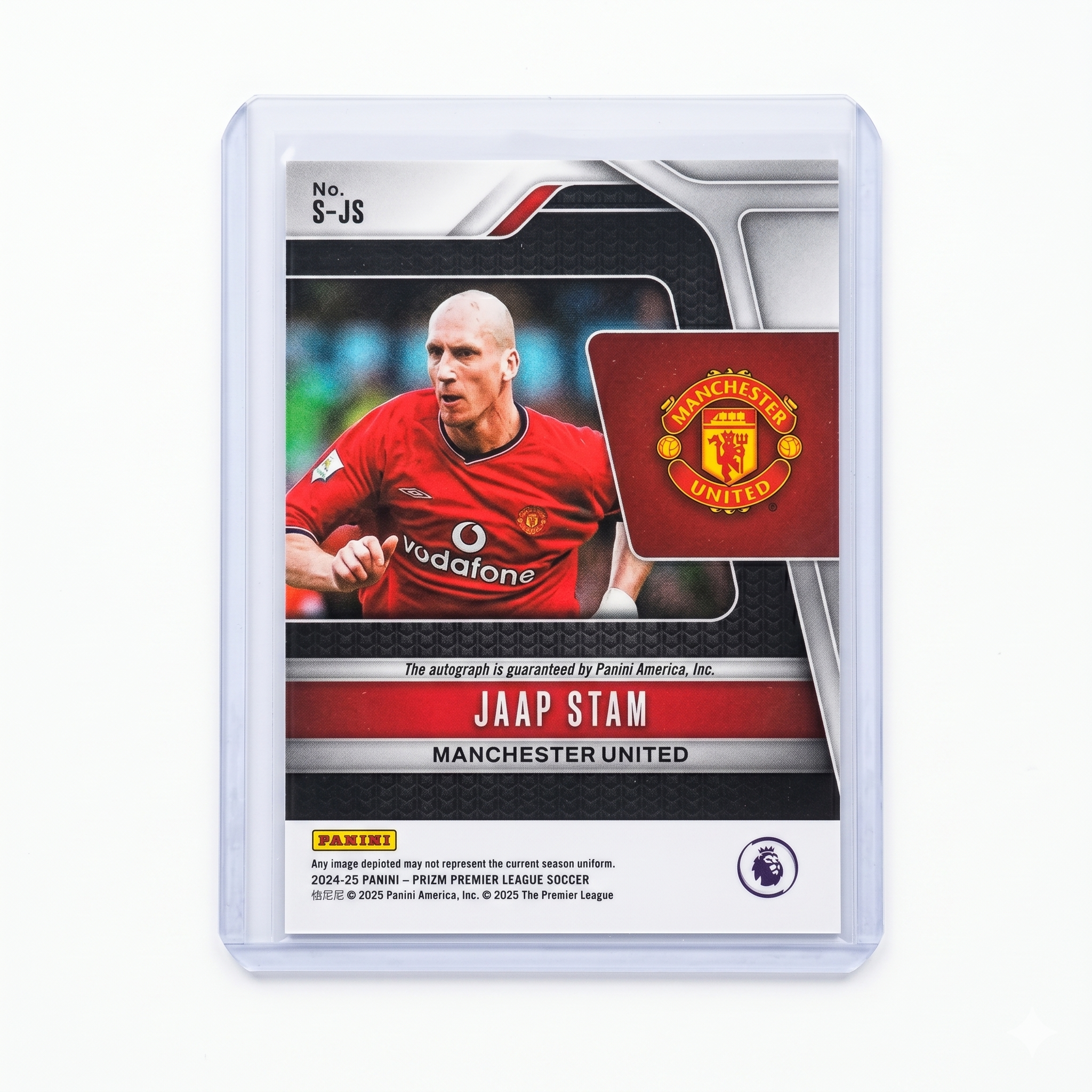 24-25 Panini Prizm PL Jaap Stam Autograph #S-JS