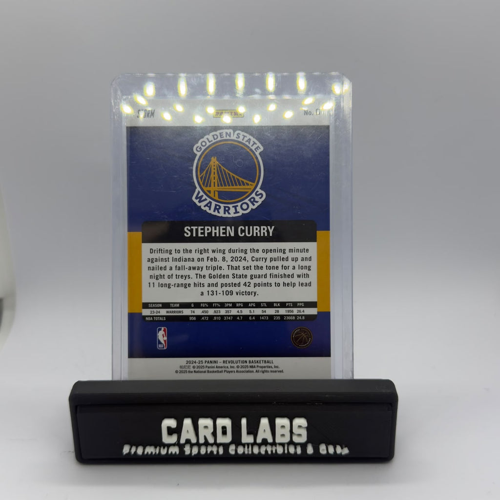 24-25 Panini Revolution Stephen Curry Blue Storm #6