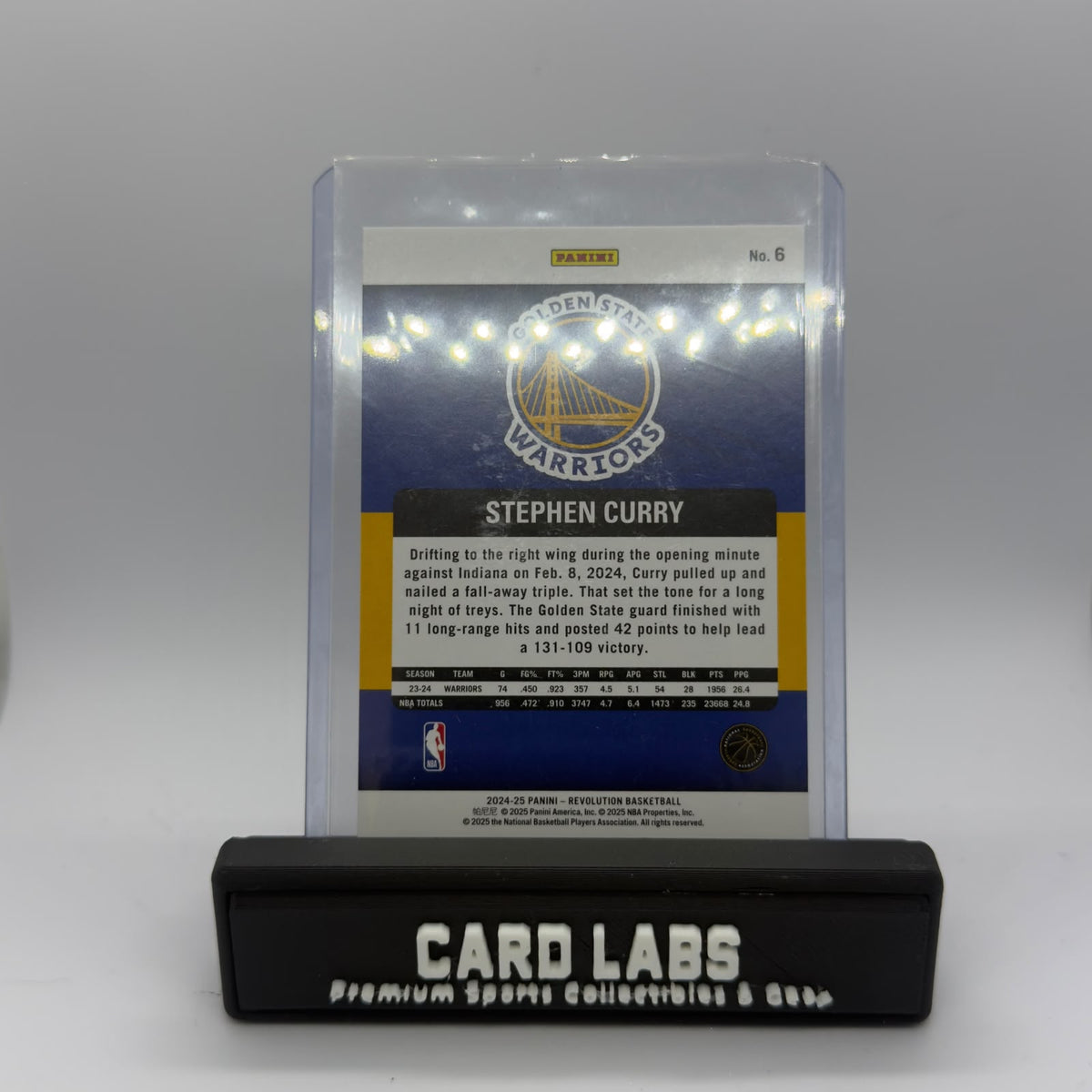 24-25 Panini Revolution Stephen Curry #6
