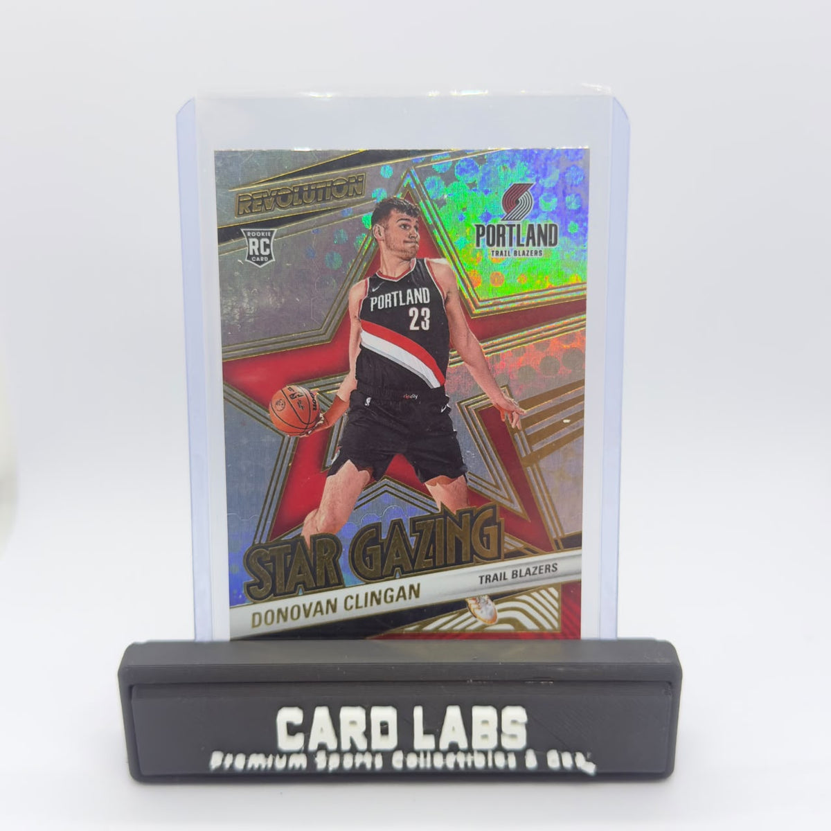 24-25 Panini Revolution Basketball Donovan Clingan RC Star Gazing #20
