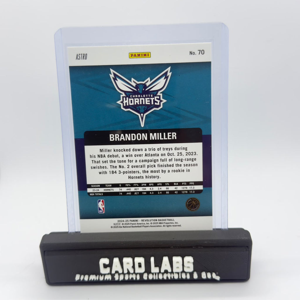 24-25 Panini Revolution Brandon Miller Astro #70