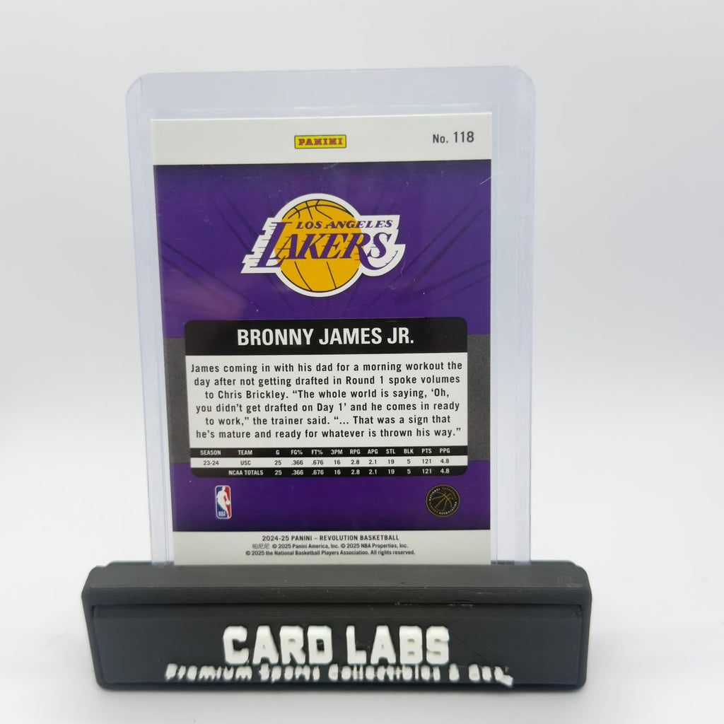 24-25 Panini Revolution Bronny James Jr RC Revolution #118