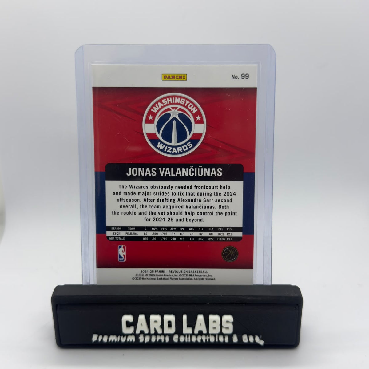 24-25 Panini Revolution Jonas Valanciunas #99