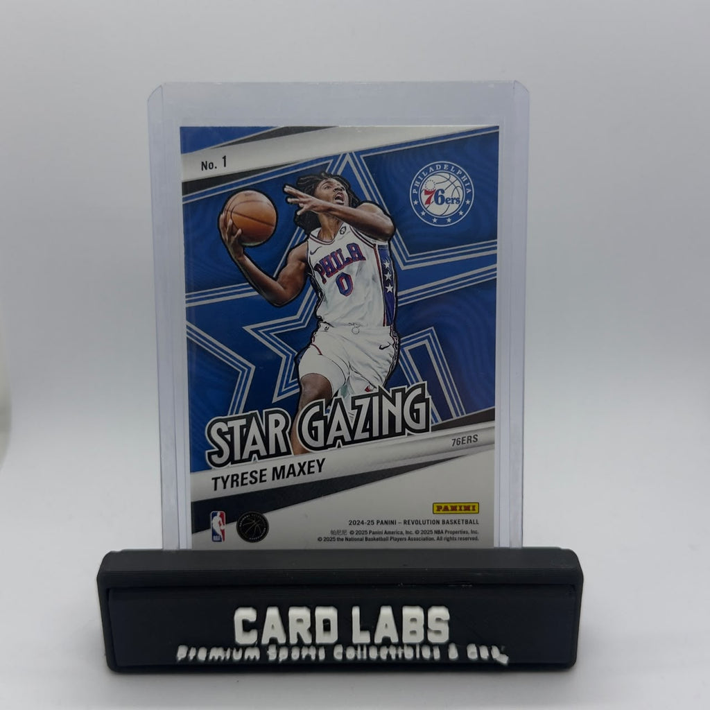 24-25 Panini Revolution Tyrese Maxey Star Gazing #1