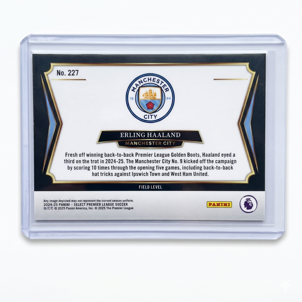 24-25 Panini Select PL Erling Haaland Field Level #227