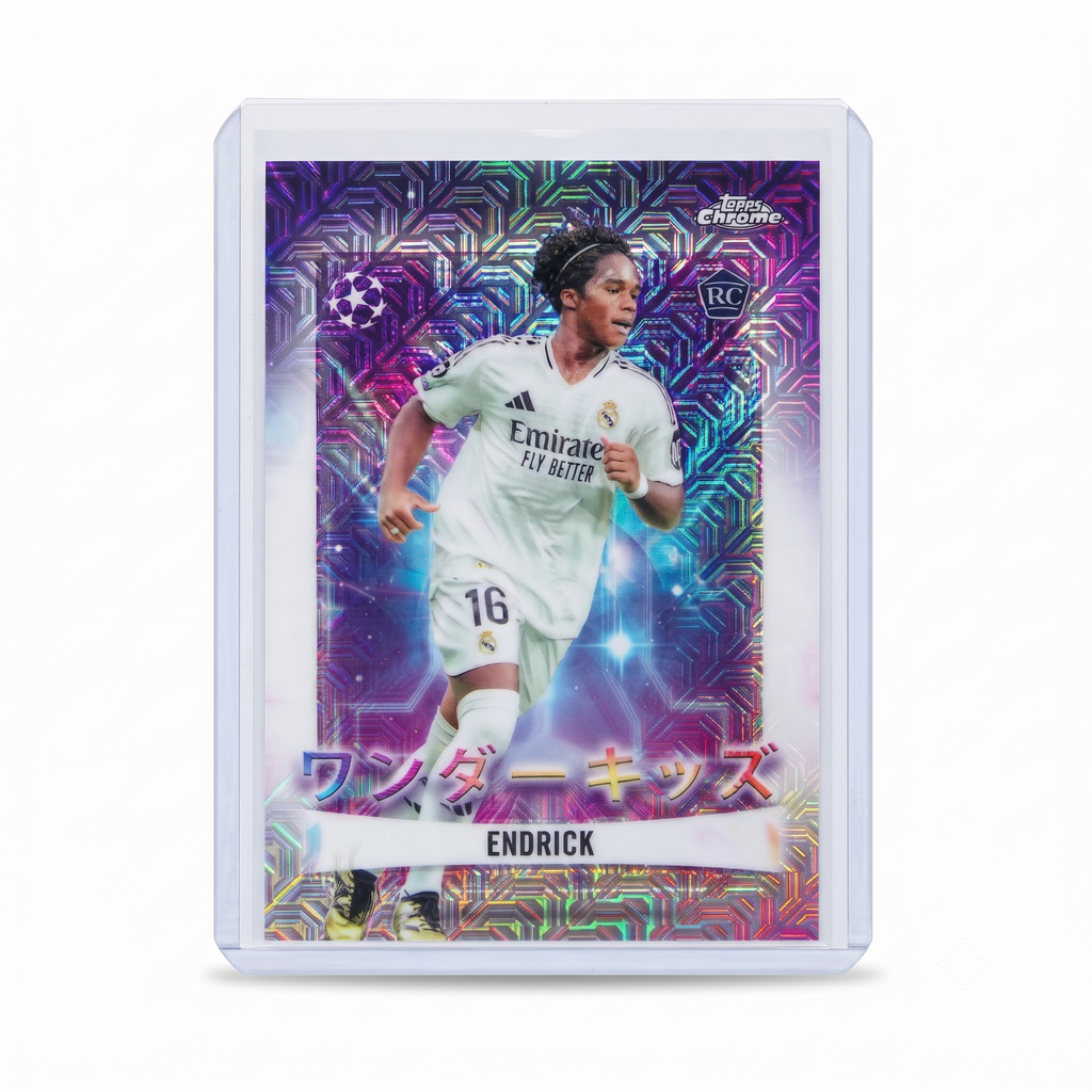 24-25 Topps Chrome UEFA JAPAN Endrick RC Wonderkids Mojo Refractor #WK-1