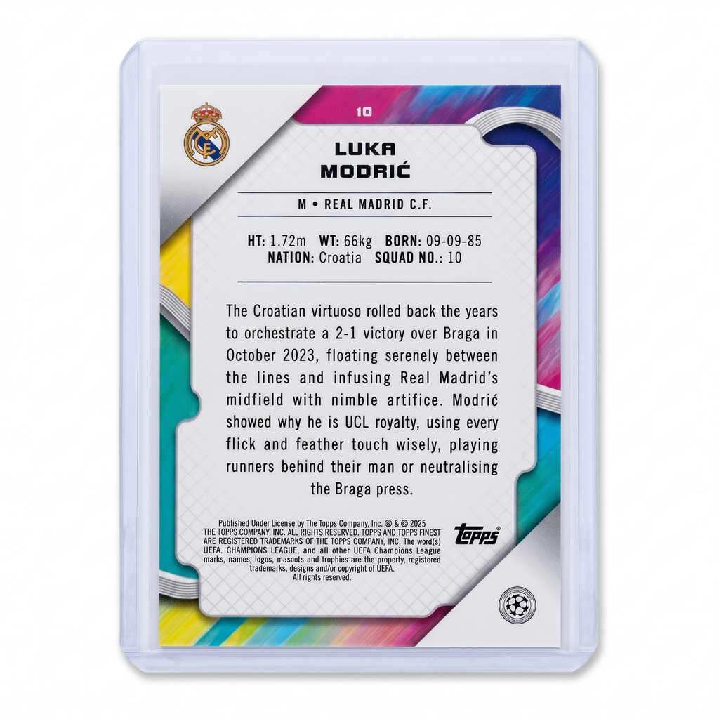 24-25 Topps Finest Luka Modric #10