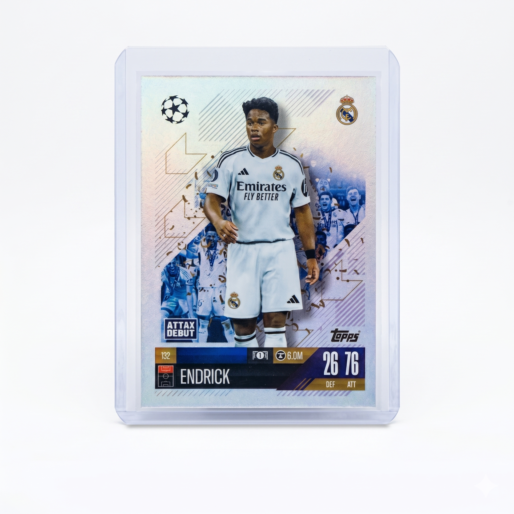 24-25 Topps Match ATTAX Endrick ATTAX DEBUT #132