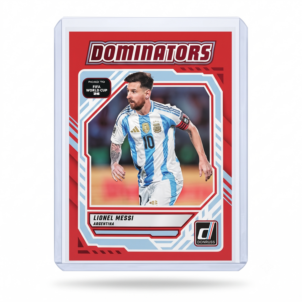 25-26 Donruss RFWC26 Lionel Messi Dominators RED #3