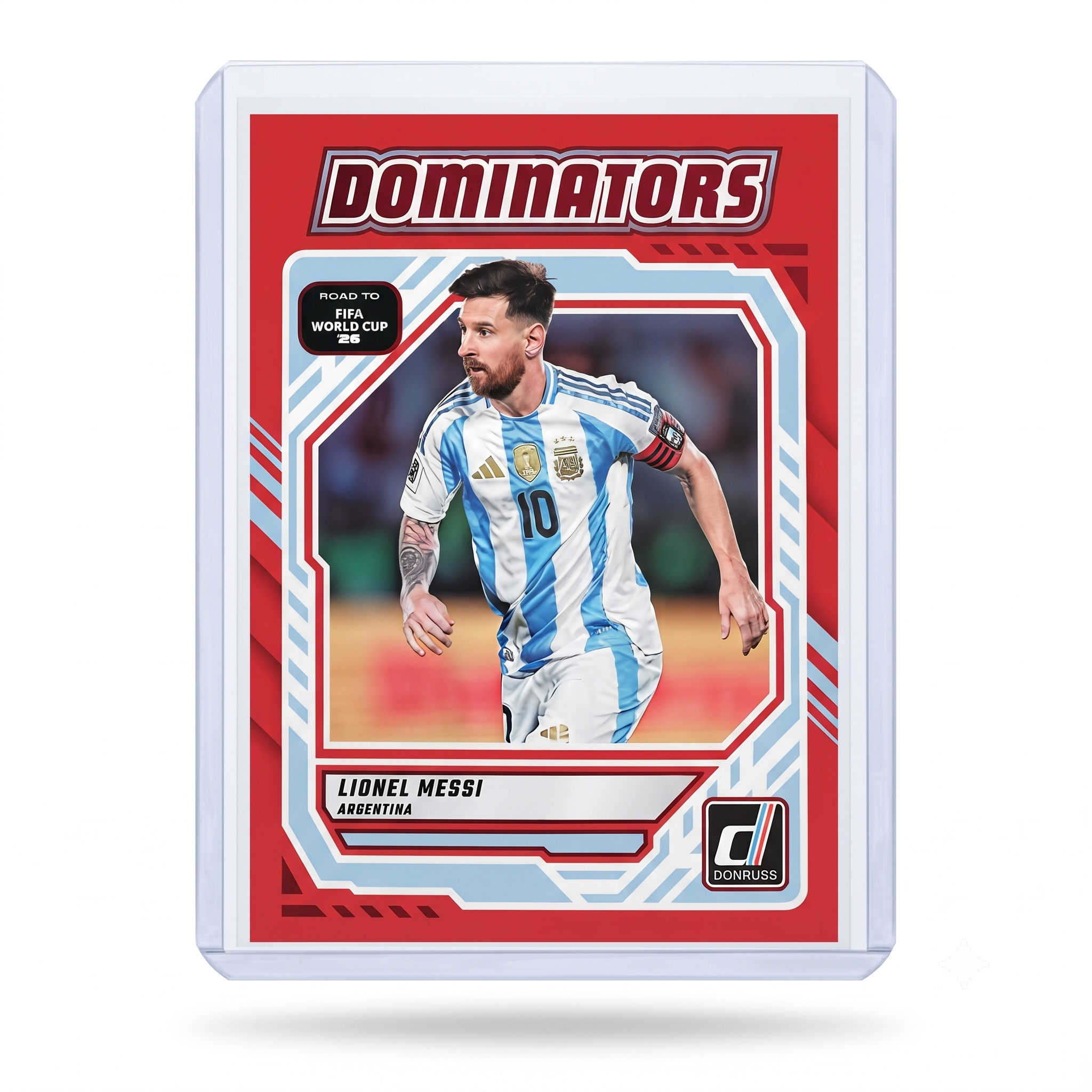 25-26 Donruss RFWC26 Lionel Messi Dominators RED #3