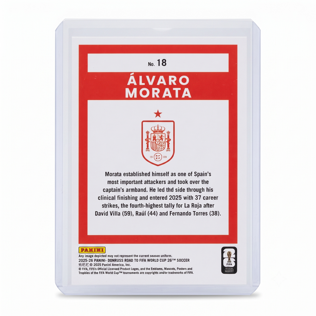 25-26 Panini Donruss RFWC26 Alvaro Morata Optic 0 #18