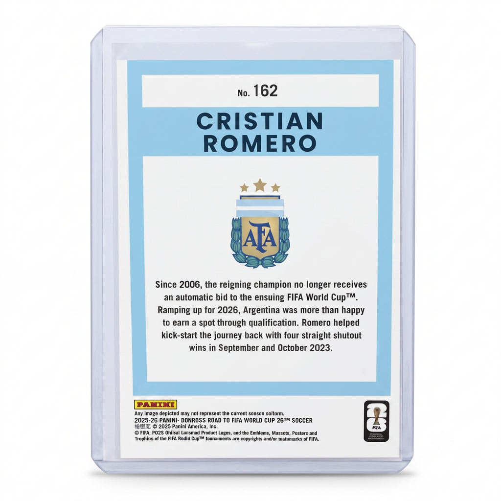25-26 Panini Donruss RFWC26 Cristian Romero #162