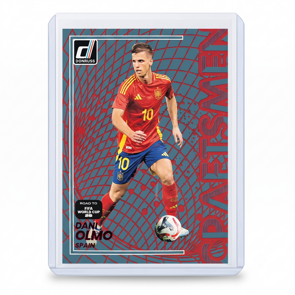 25-26 Panini Donruss RFWC26 Dani Olmo Craftsmen RED #21